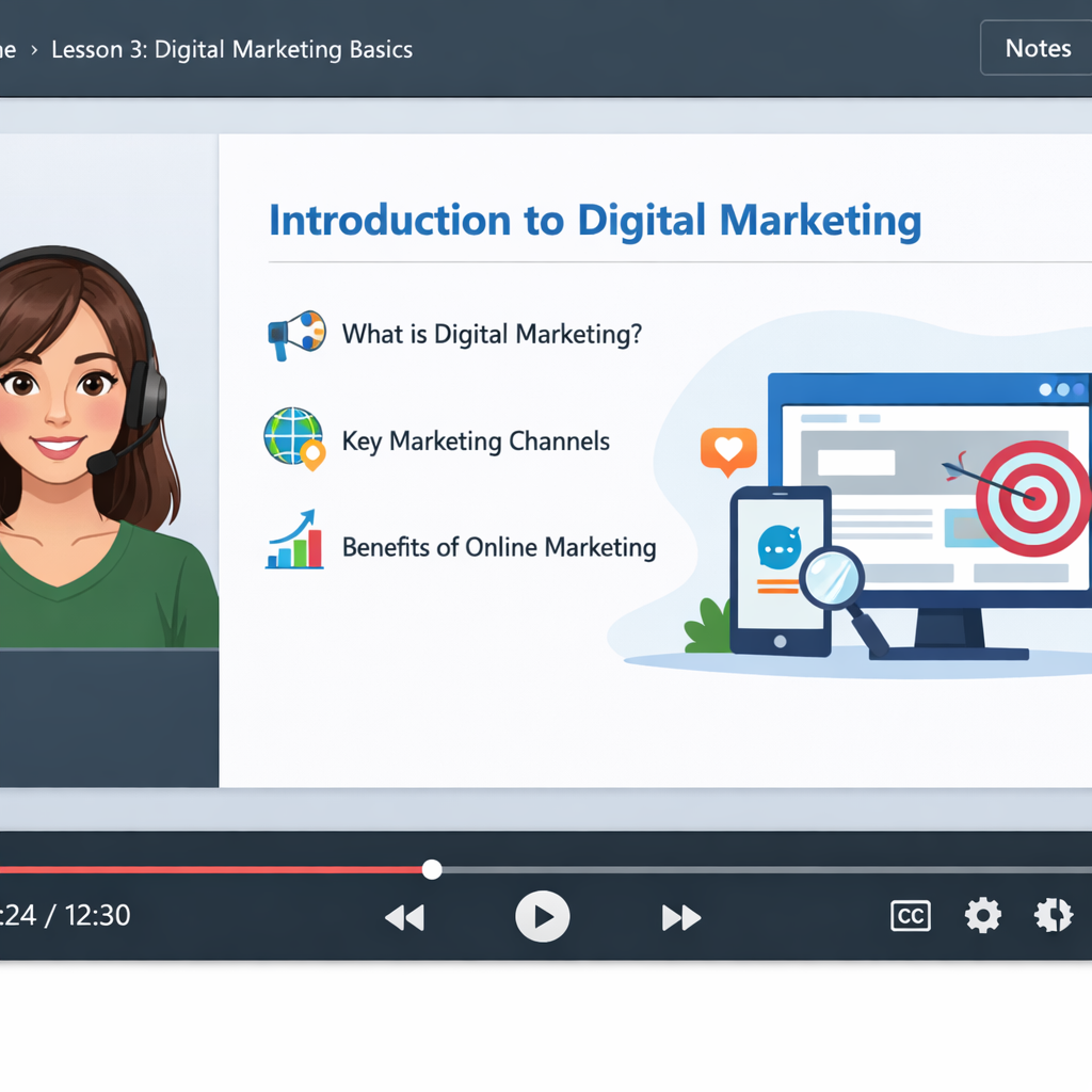 Online Course Lesson